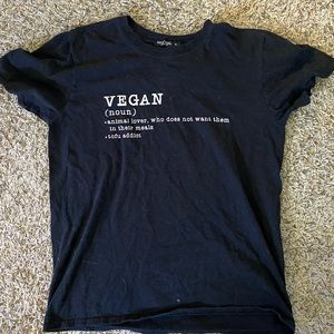 Quirky vegan t shirt